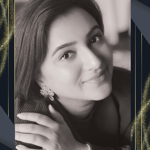 Black and Gold Elegant Bordered Background Poster (1)