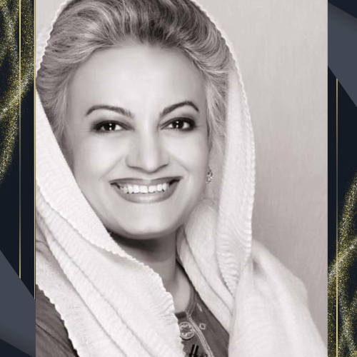 Black and Gold Elegant Bordered Background Poster